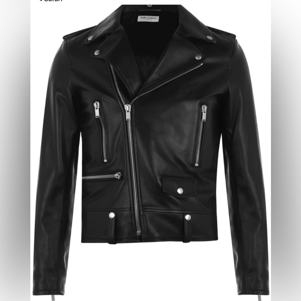 NWT Norla Canada quilted lamb leather jacket black made in Canada size L